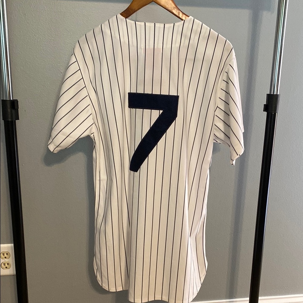 Mitchell & Ness White New York Yankees Mickey Mantle Jersey